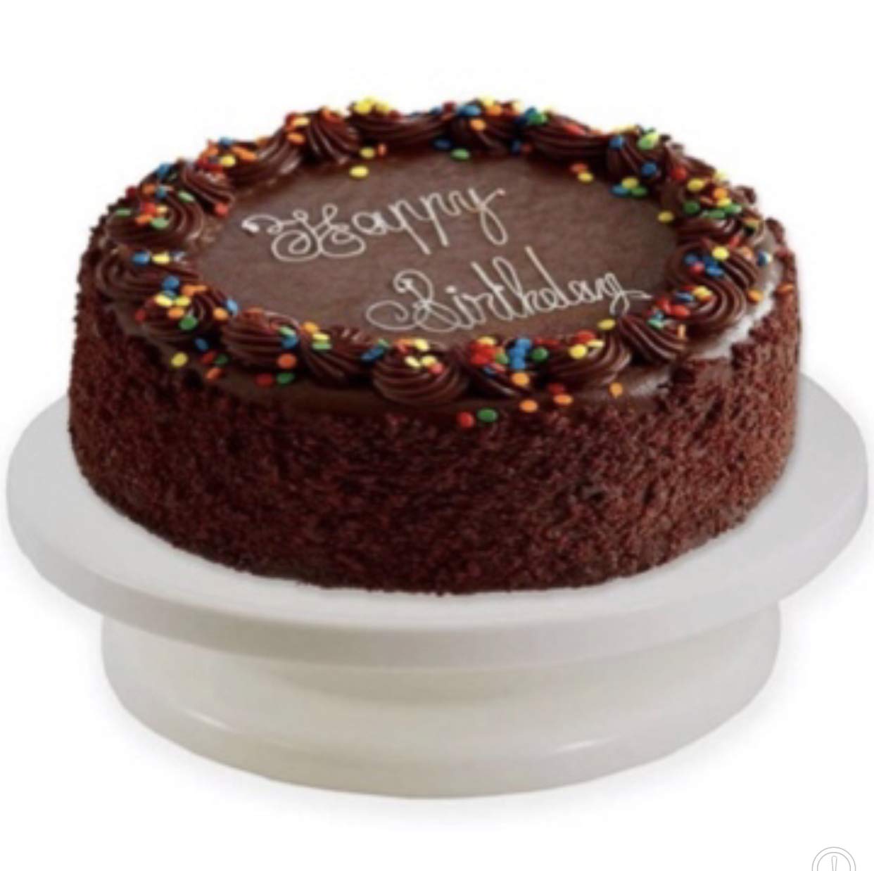 Rozatech Cake Stand | Turntable | Revolving Cake Decorating Stand with 1 PC Cake Knife (1 Pc Cake Stand and 1 Pc Cake Knife)