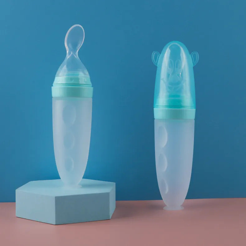 Rozatech Baby Feeding Silicone Bottle with Silicone Sleeve 110ml
