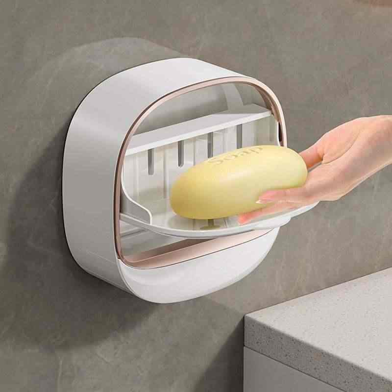Rozatech 1 PC Stickable Modern Soap Holder for Bathroom | Soap Box