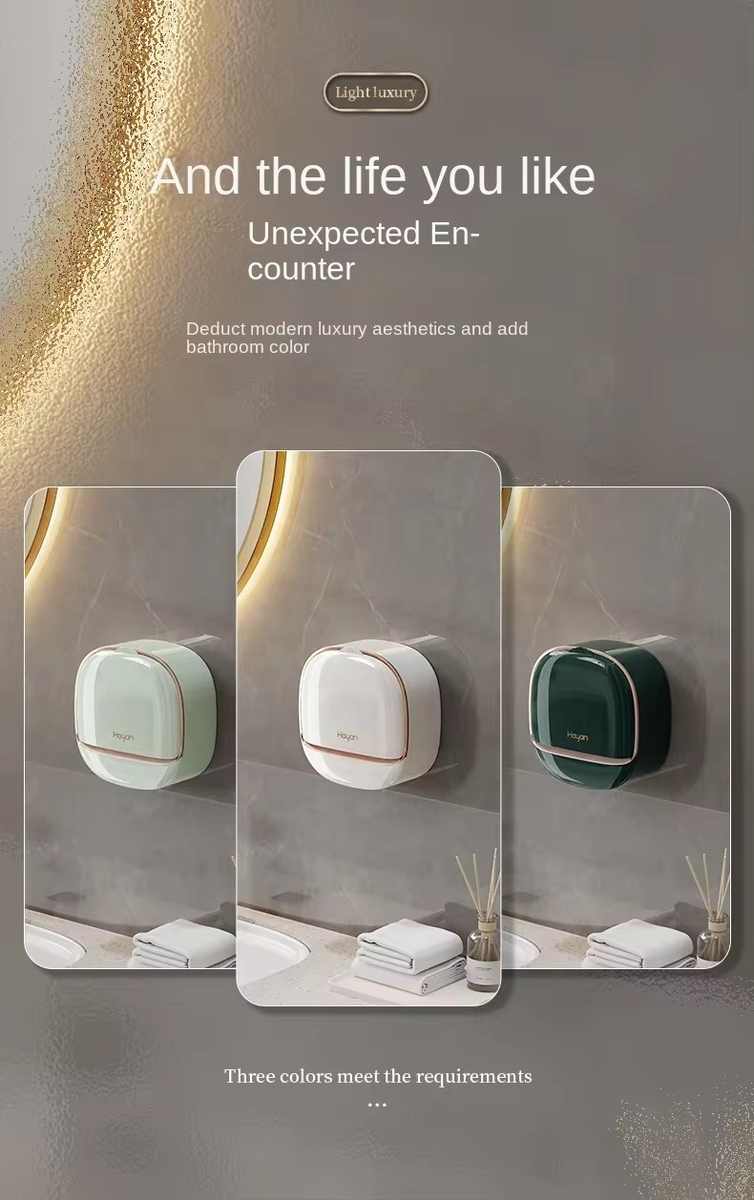 Rozatech 1 PC Stickable Modern Soap Holder for Bathroom | Soap Box